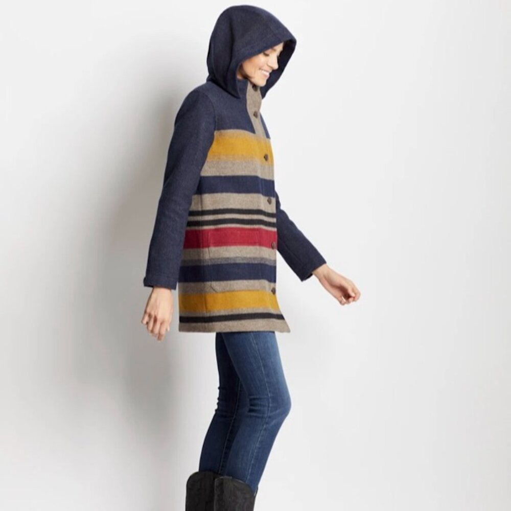 New Pendelton Woman'sCamp Stripe Parka